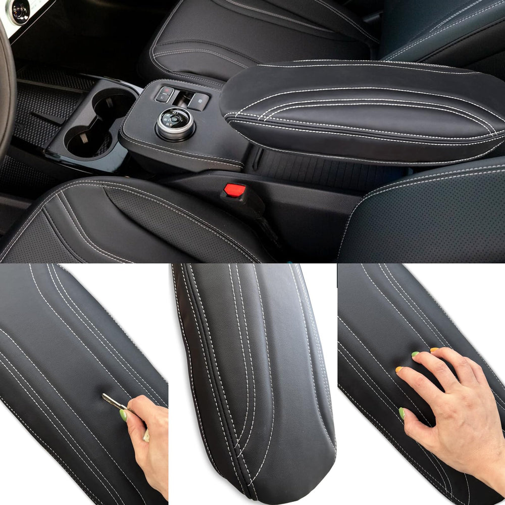 ANMOSVO armrest pad in soft vegan leather adds cushion