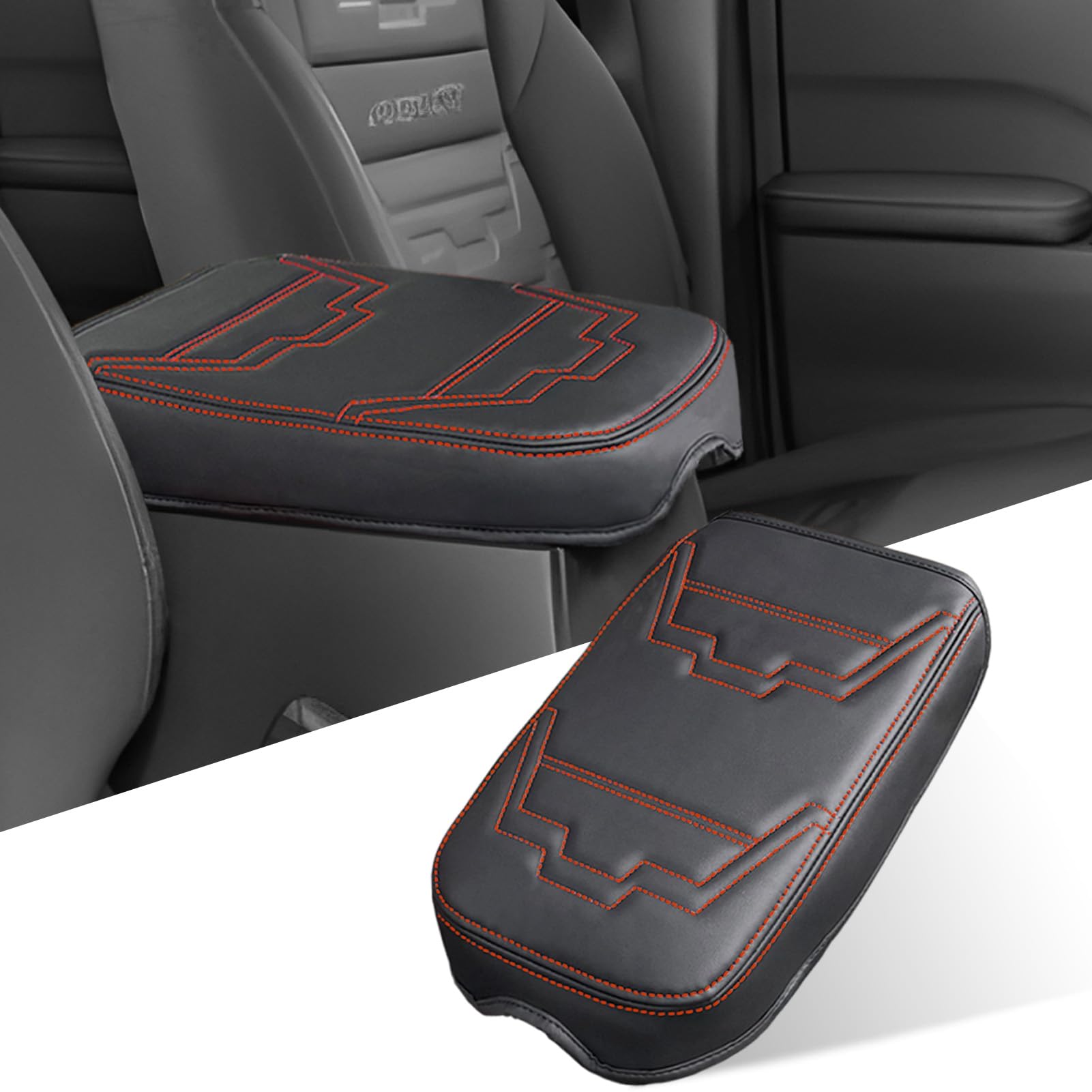 ANMOSVO center console cover for Nissan Frontier provides anti-scratch protection and a snug fit.