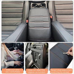 ANMOSVO CR-V armrest pad in soft leather provides comfort and spill resistance.