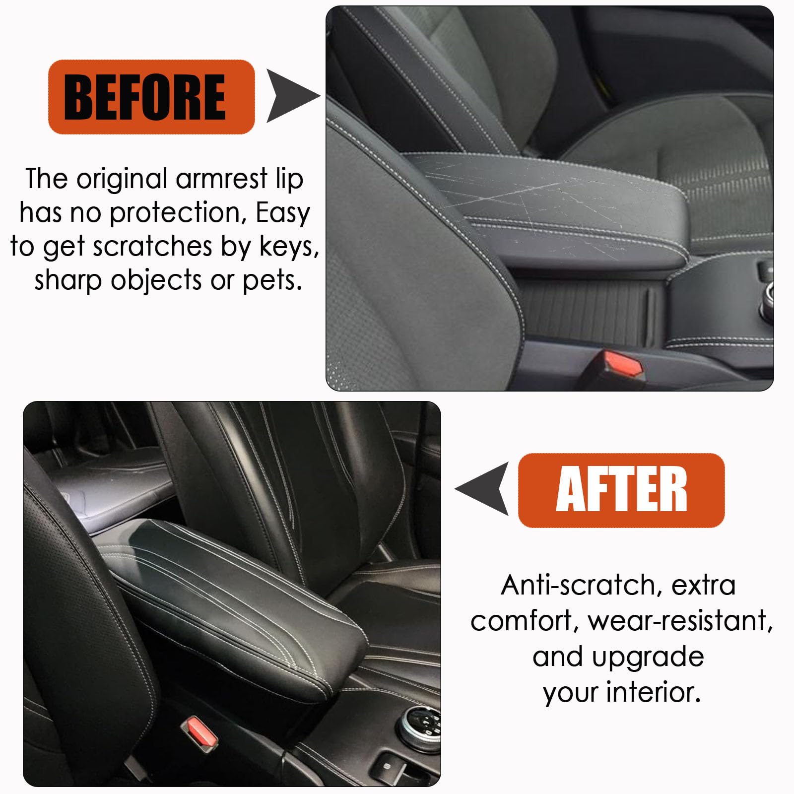 Elastic straps secure the cover without residue