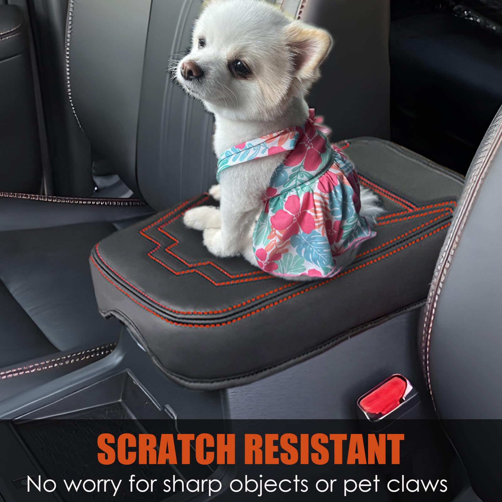 ANMOSVO Frontier interior protection armrest guards against wear and sweat.