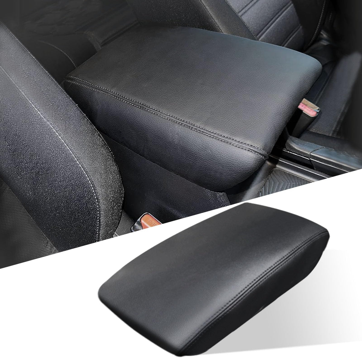ANMOSVO Honda CR-V center console cover in black protecting against scratches