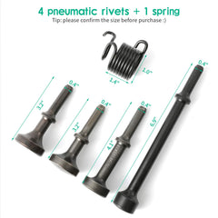 Anndason smoothing air hammer bit with 100 mm flat head for seam edging