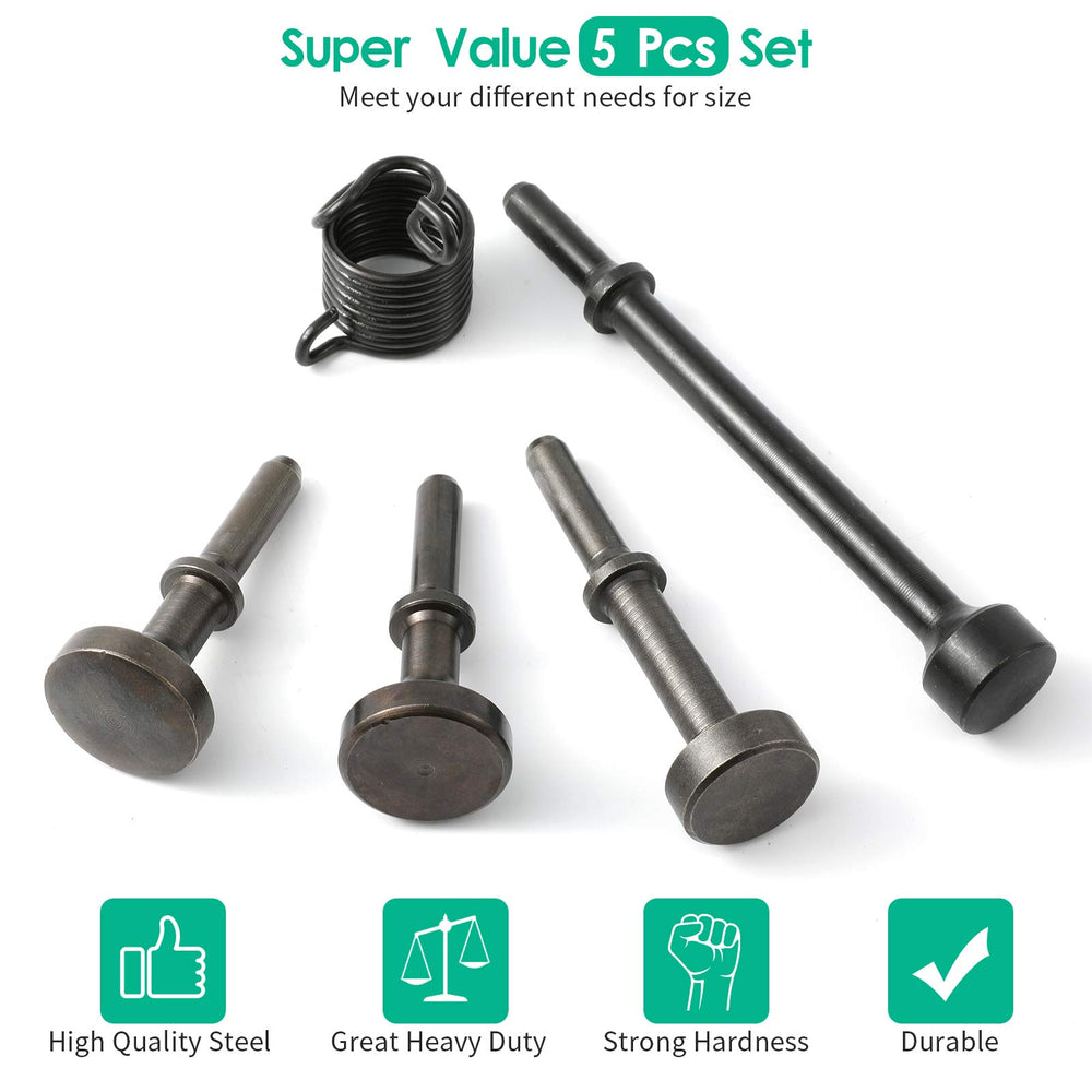Anndason smoothing air hammer bit 83 mm flat head for edge finishing