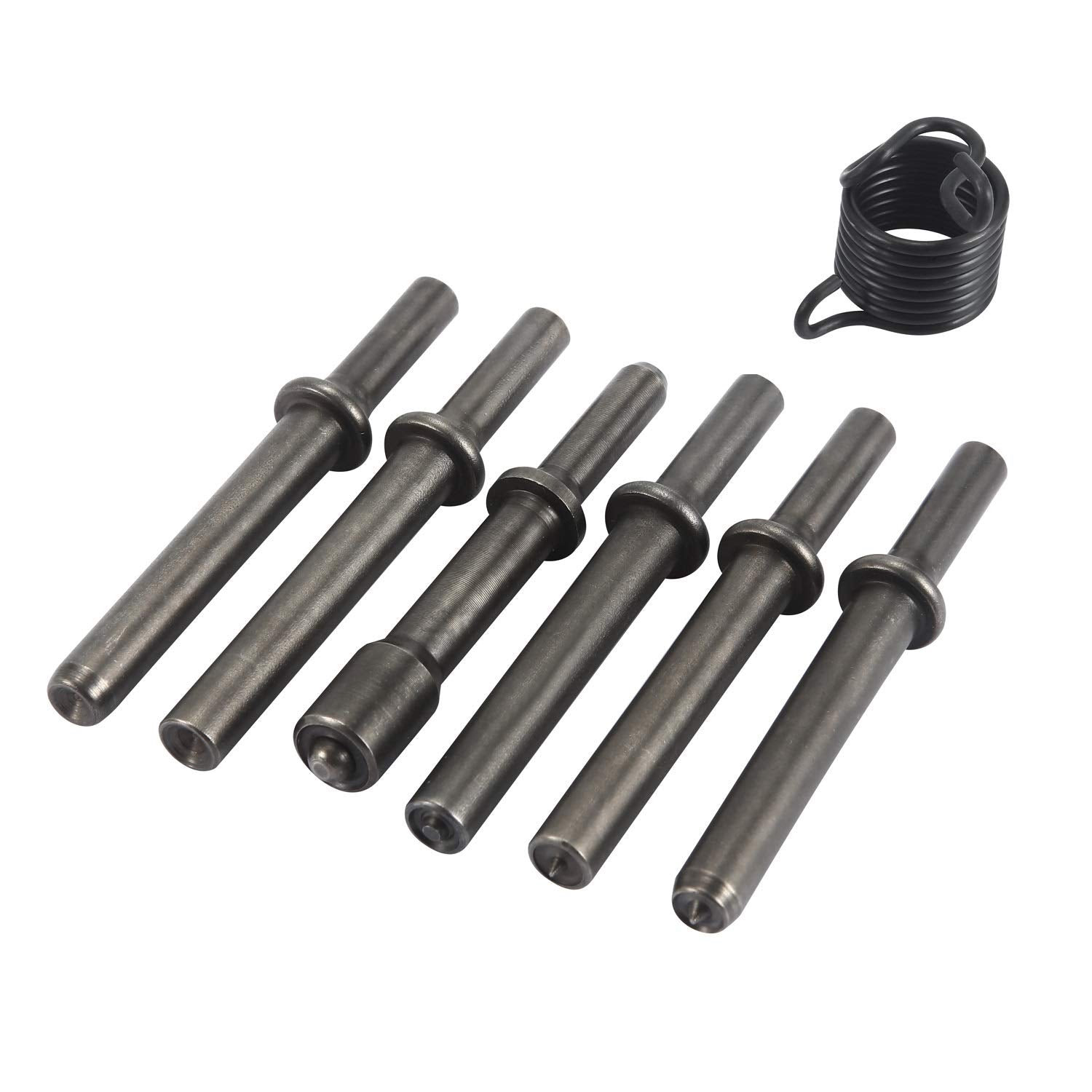 Anndason smoothing rivet hammer kit with six heads for versatile repairs
