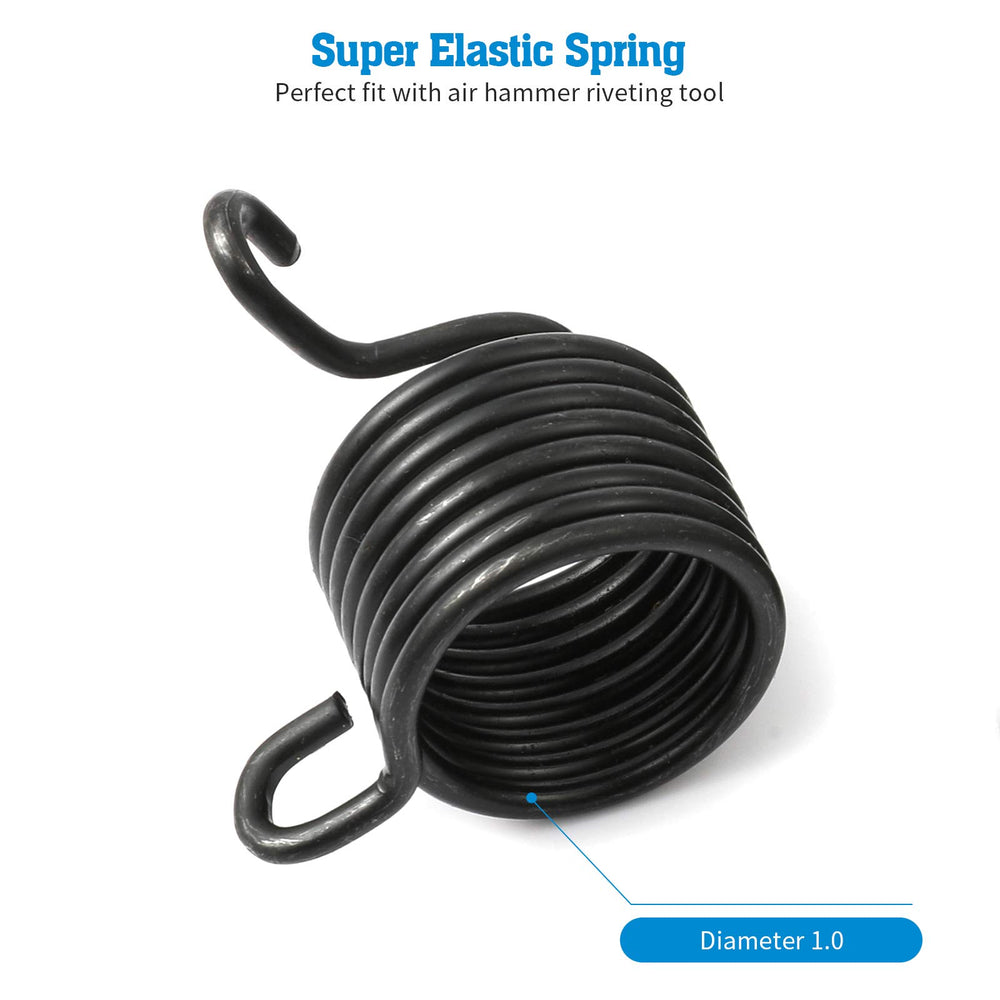 Anndason heavy-duty smoothing rivet hammer spring included for smooth action