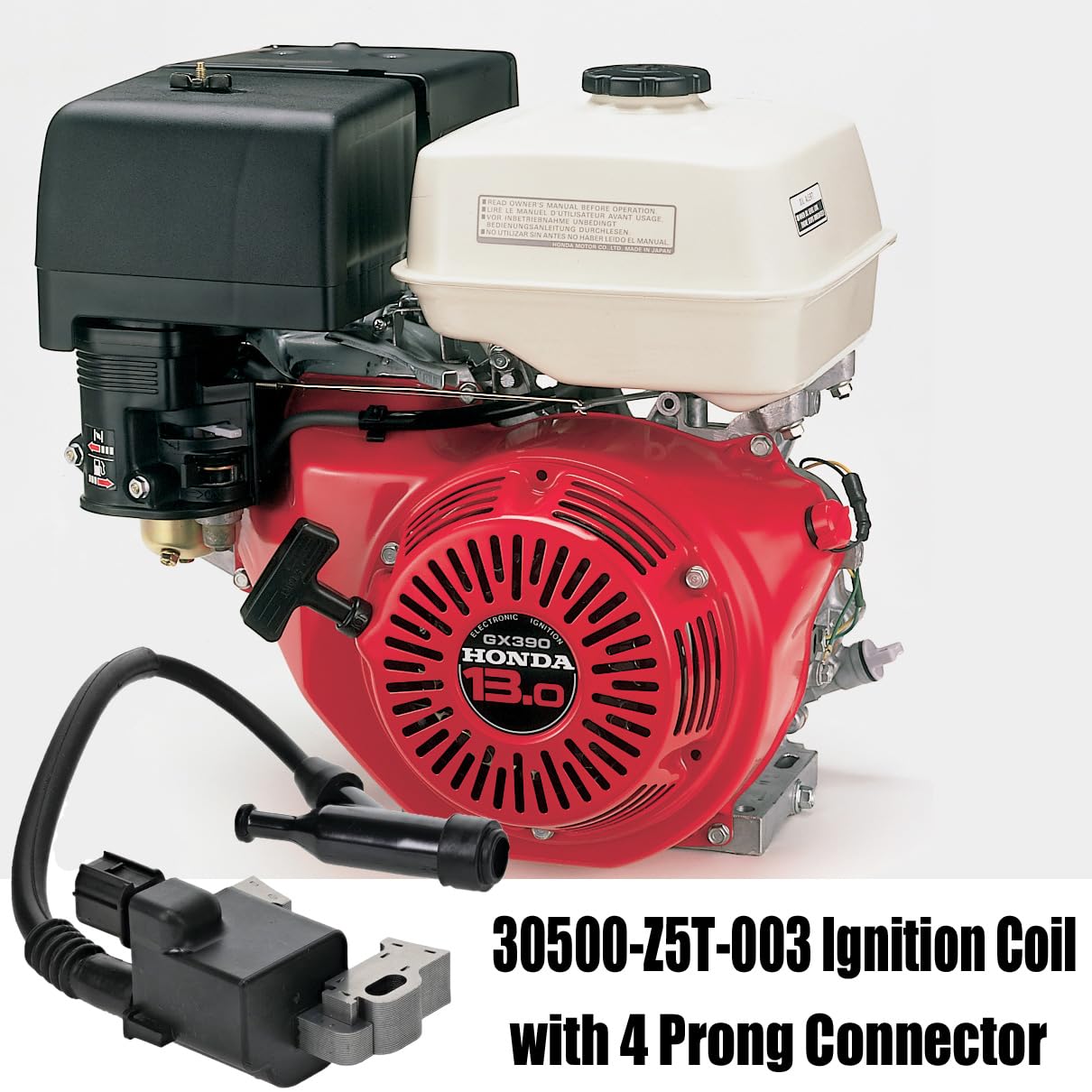 Annolai 4-prong connector ignition coil for Honda compatibility