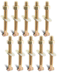 ANODZU brake cage bolt pack of 10, durable galvanized steel for reliable semi truck brakes.