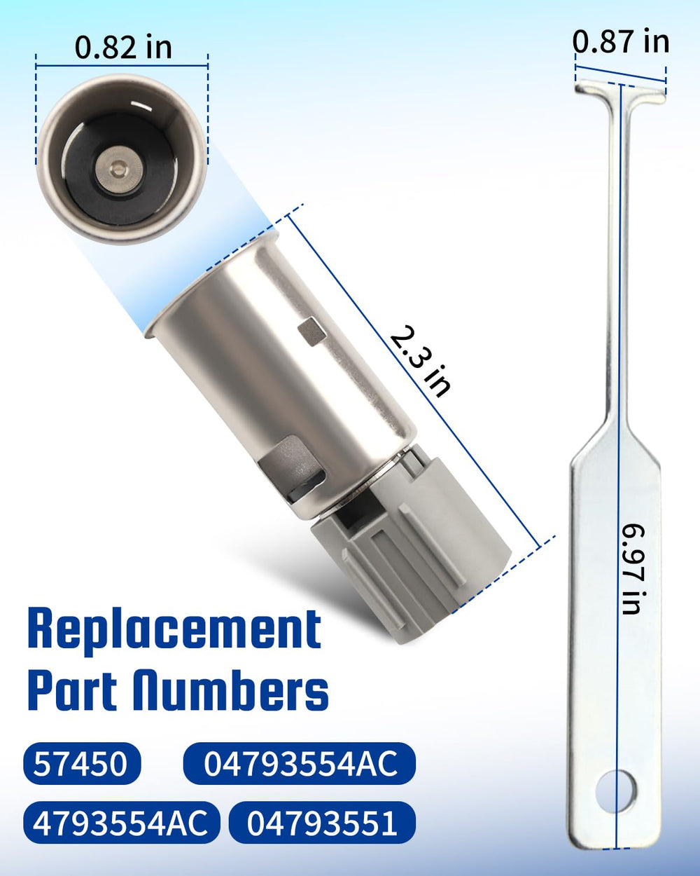 ANODZU compatibility range with Chrysler/Jeep/Ram/Dodge shown for informed selection