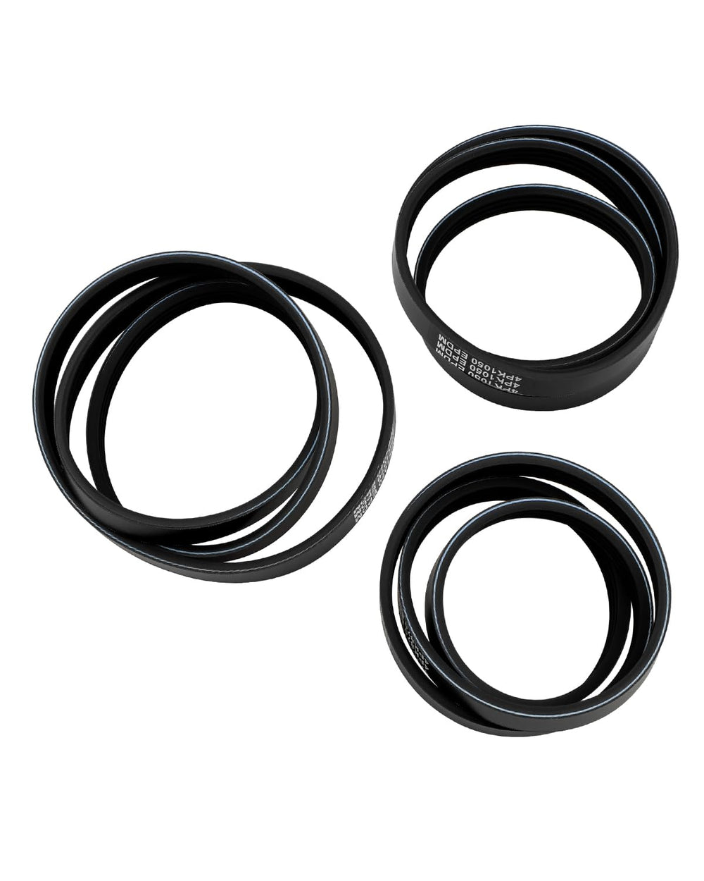 ANODZU 4PK1050 alternator belt close-up highlighting durable EPDM for steady tension