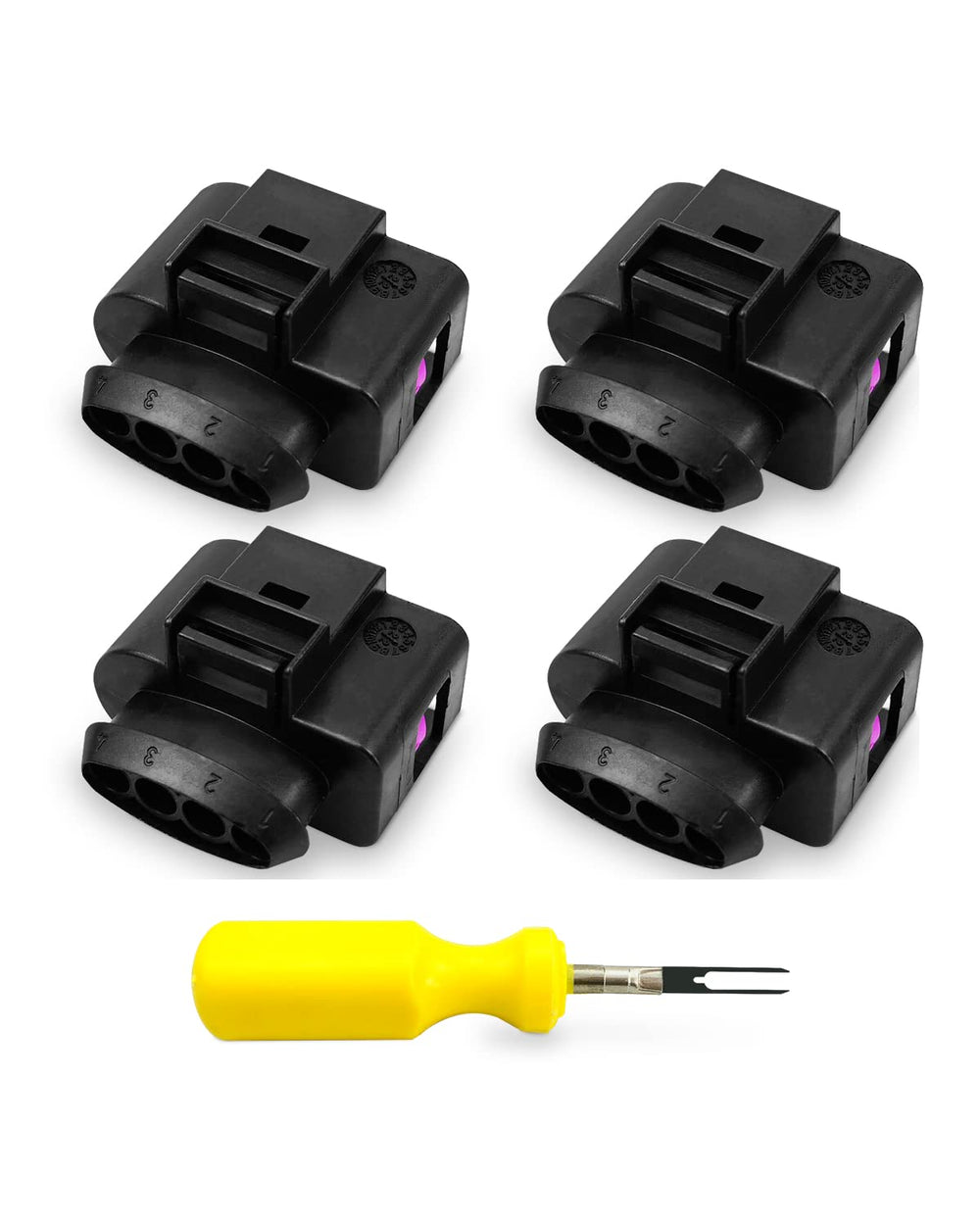 ANODZU ignition coil harness plug pack for VW/Audi shows complete replacement kit.