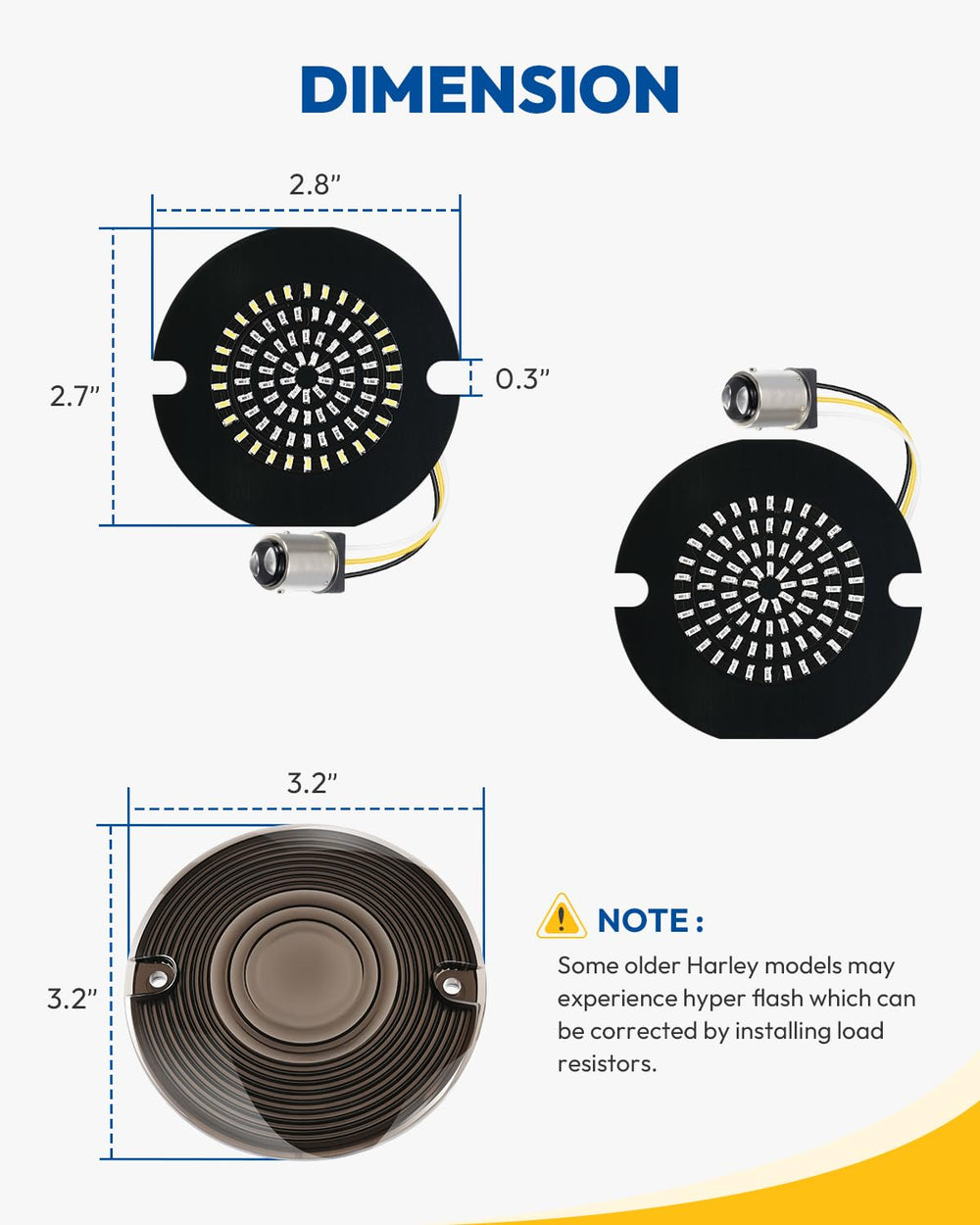 ANONEMOTO 81-SMD LEDs with up to 50,000 hours lifespan