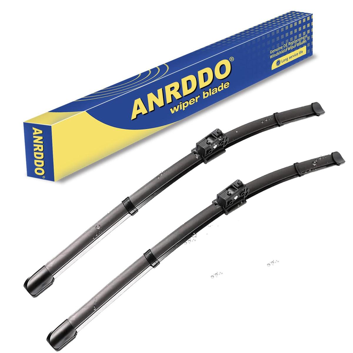ANRDDO 22-inch left wiper blade for Mercedes-Benz delivers clear rain visibility