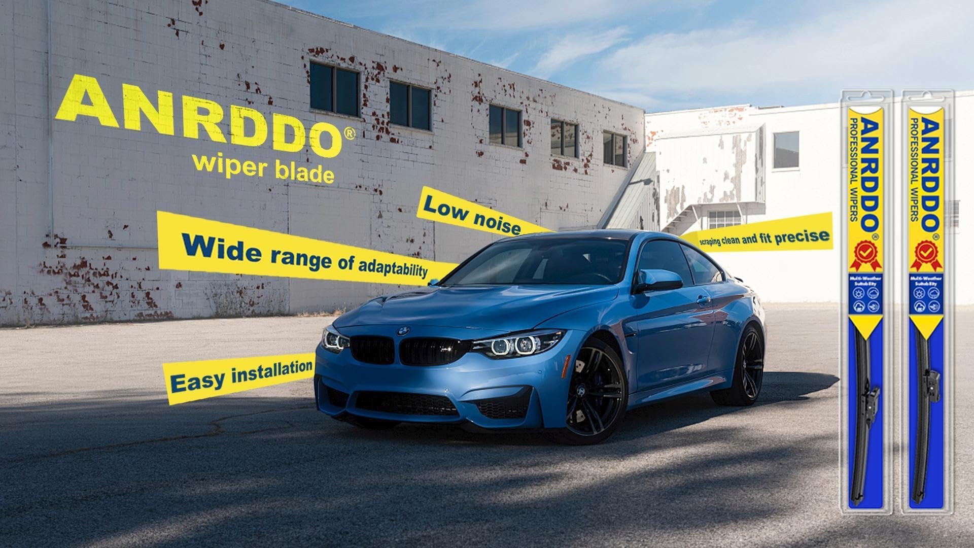 ANRDDO 3-piece wiper set ships complete for easy replacement