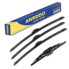 ANRDDO FJ Cruiser wiper blades set 16-14-14-10 for reliable OE-quality windshield coverage.