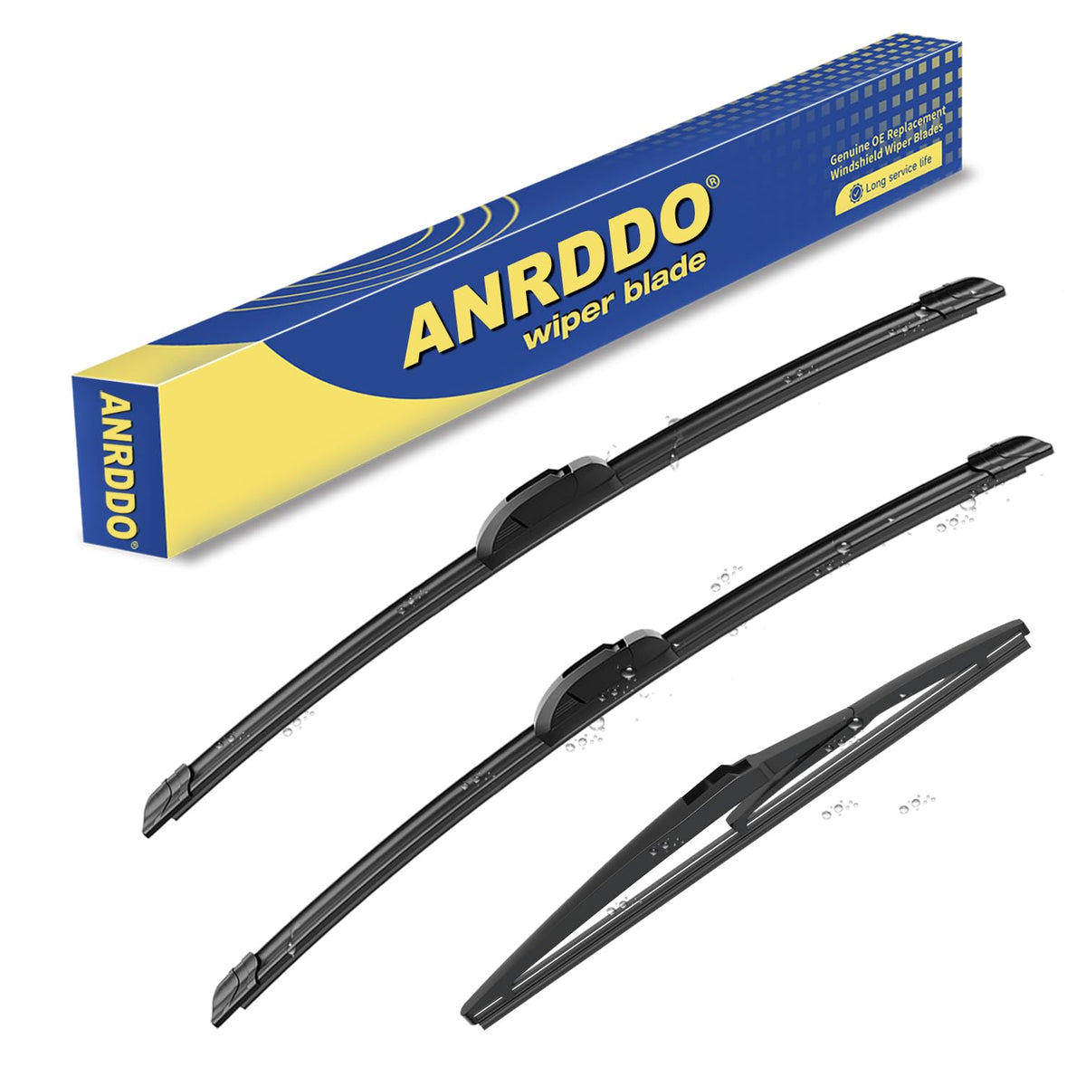 ANRDDO Toyota Highlander front-left 26-inch wiper blade for streak-free visibility.