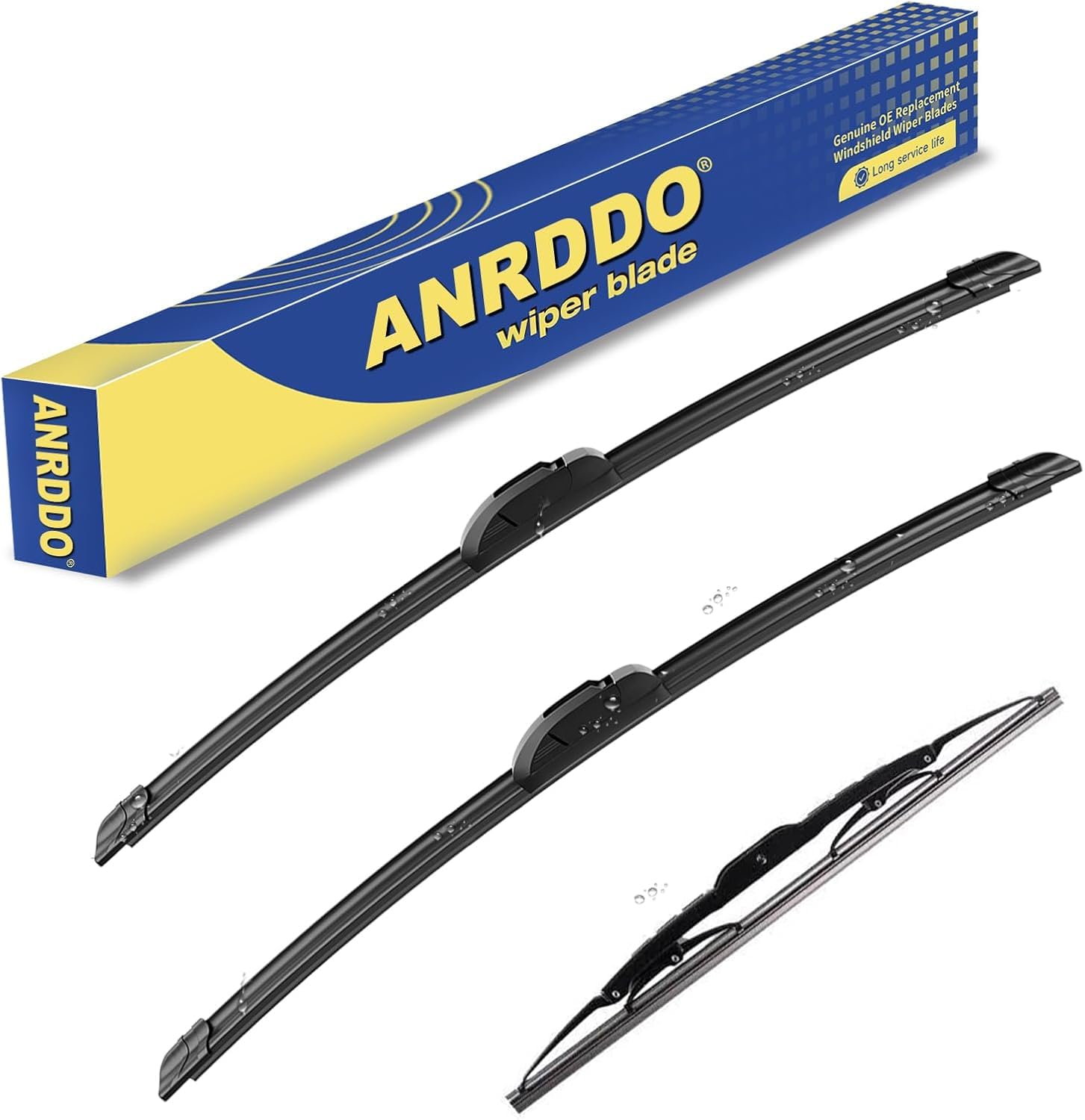 ANRDDO Toyota Sienna front 26-inch wiper blade for clear daytime visibility.