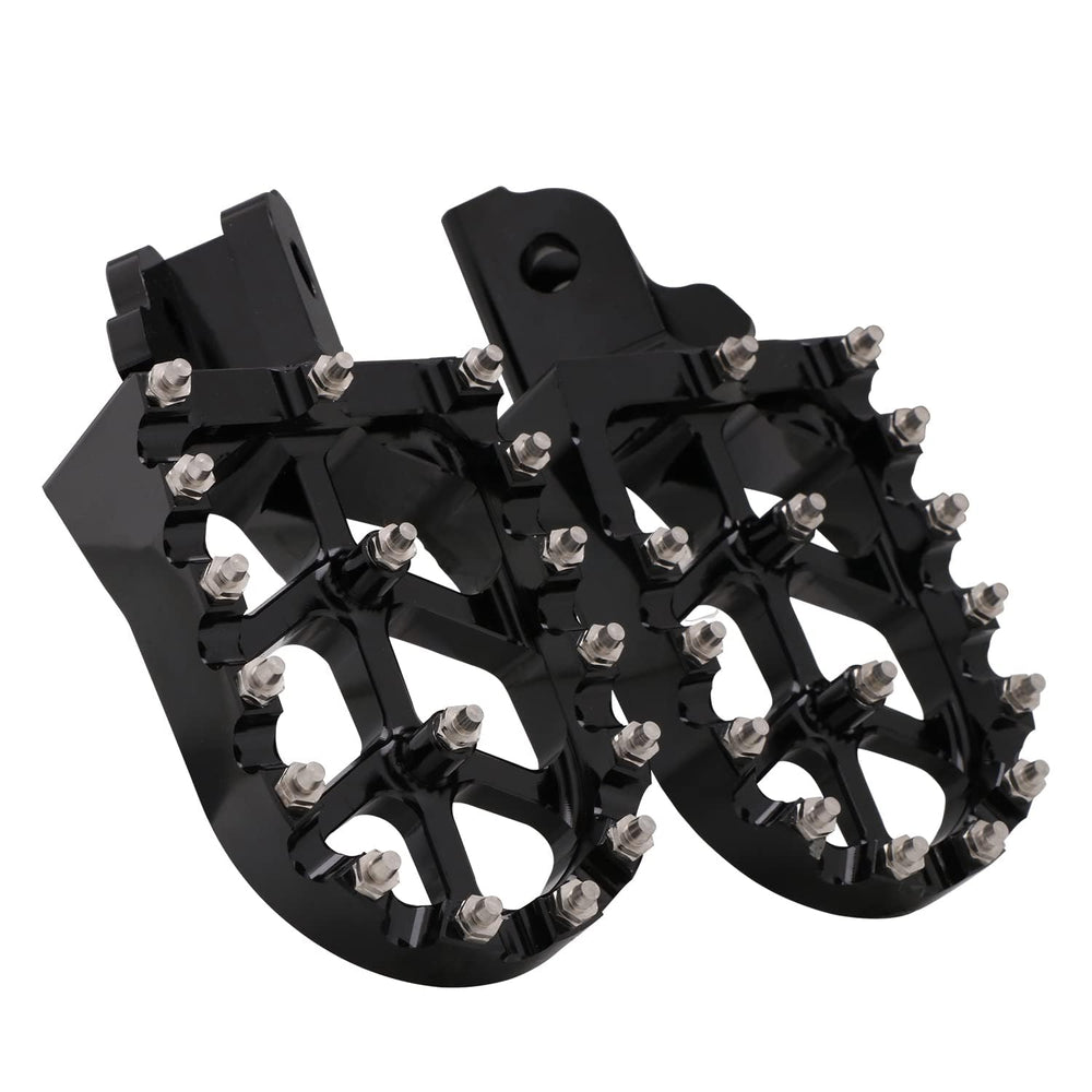 AnXin wider platform dirt bike foot pegs improve footing and comfort