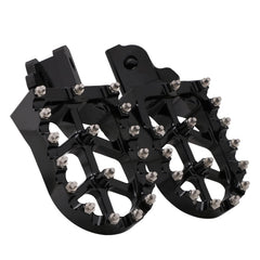 AnXin wider platform dirt bike foot pegs improve footing and comfort