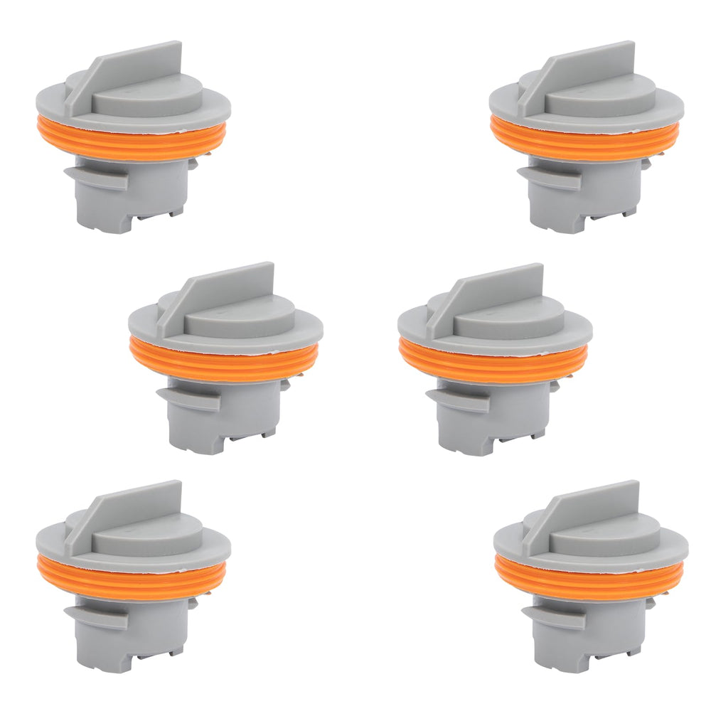 Anlseiod tail lamp socket six-piece kit for reliable brake light connections.