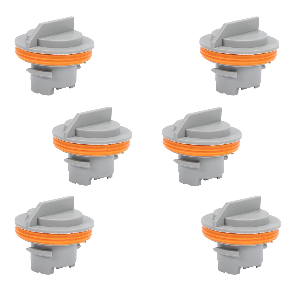 Anlseiod tail lamp socket six-piece kit for reliable brake light connections.