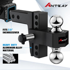 ANTbay aluminum hitch body highlighting corrosion-resistant construction