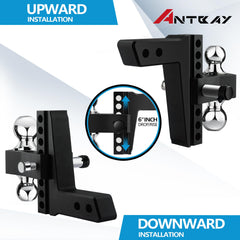 ANTbay chrome-plated locking pins protecting connections from dust and wear.