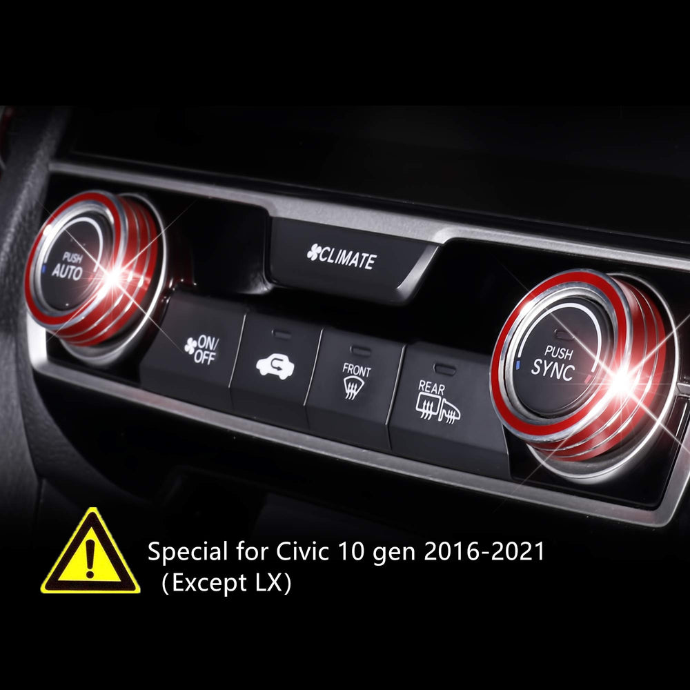 AntBooBoo Civic climate control ring with durable aluminum finish