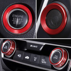 AntBooBoo Civic temperature knob cover enhances grip and interior style