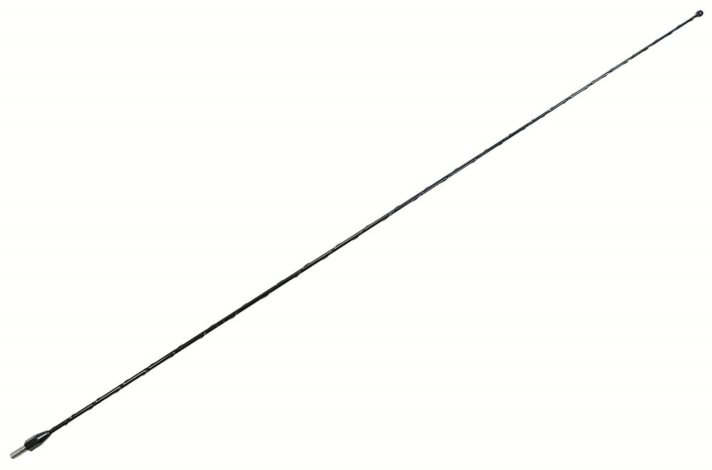 AntennaMastsRus 31 inch black tapered antenna mounted on Toyota Tundra for OEM-fit appearance