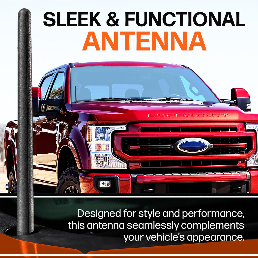 AntennaMastsRus compact design fits Ford F-250 without bulk