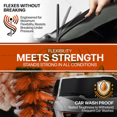 AntennaMastsRus copper coil reception enhancement for Ford F-250 short antenna