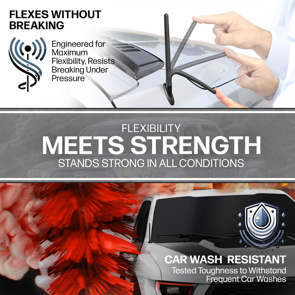 AntennaMastsRus internal copper coil enhances signal strength for clearer radio reception.