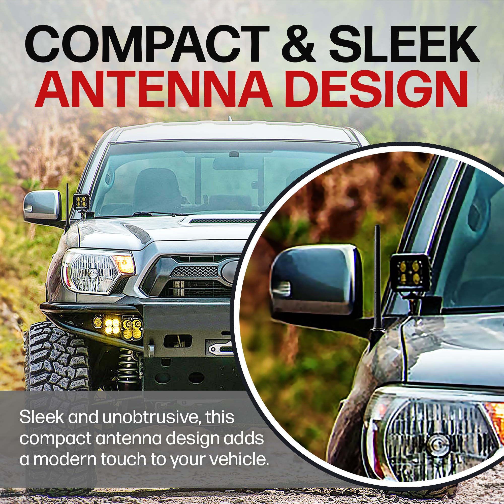 AntennaMastsRus quick screw-on installation lets you upgrade in minutes.