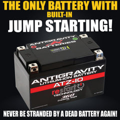 Antigravity AG-ATZ-10-RS terminal assembly shows sturdy connections for jump-start readiness.
