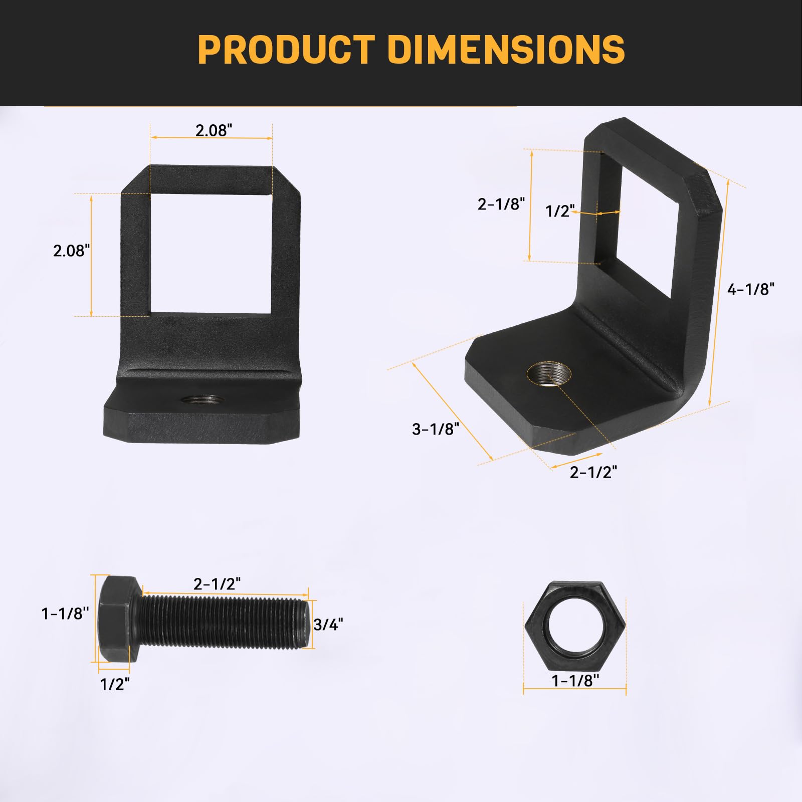 Antivanl 3/4-inch jam nut shown for secure tightening