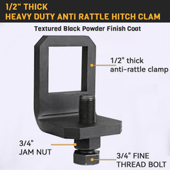 Antivanl complete kit for trailer hitch anti-rattle ready to use