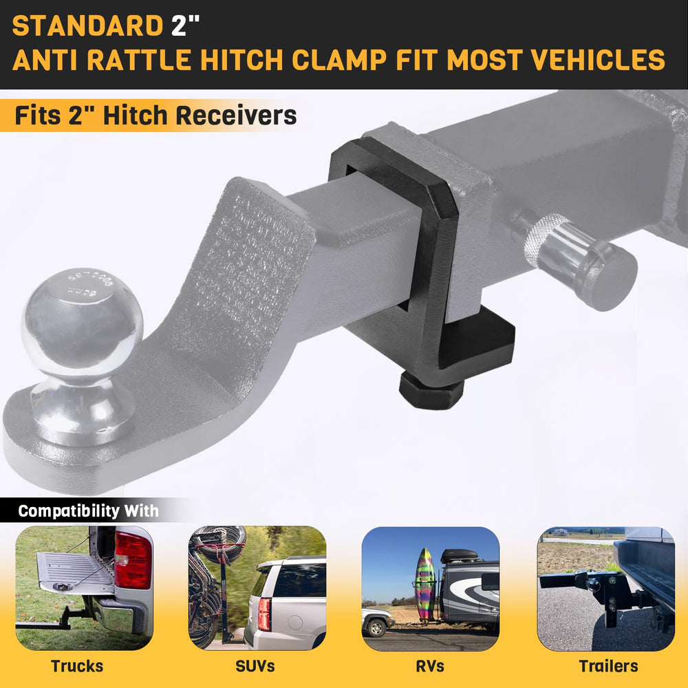 Antivanl heavy duty hitch stabilizer with steel body ensures durable towing