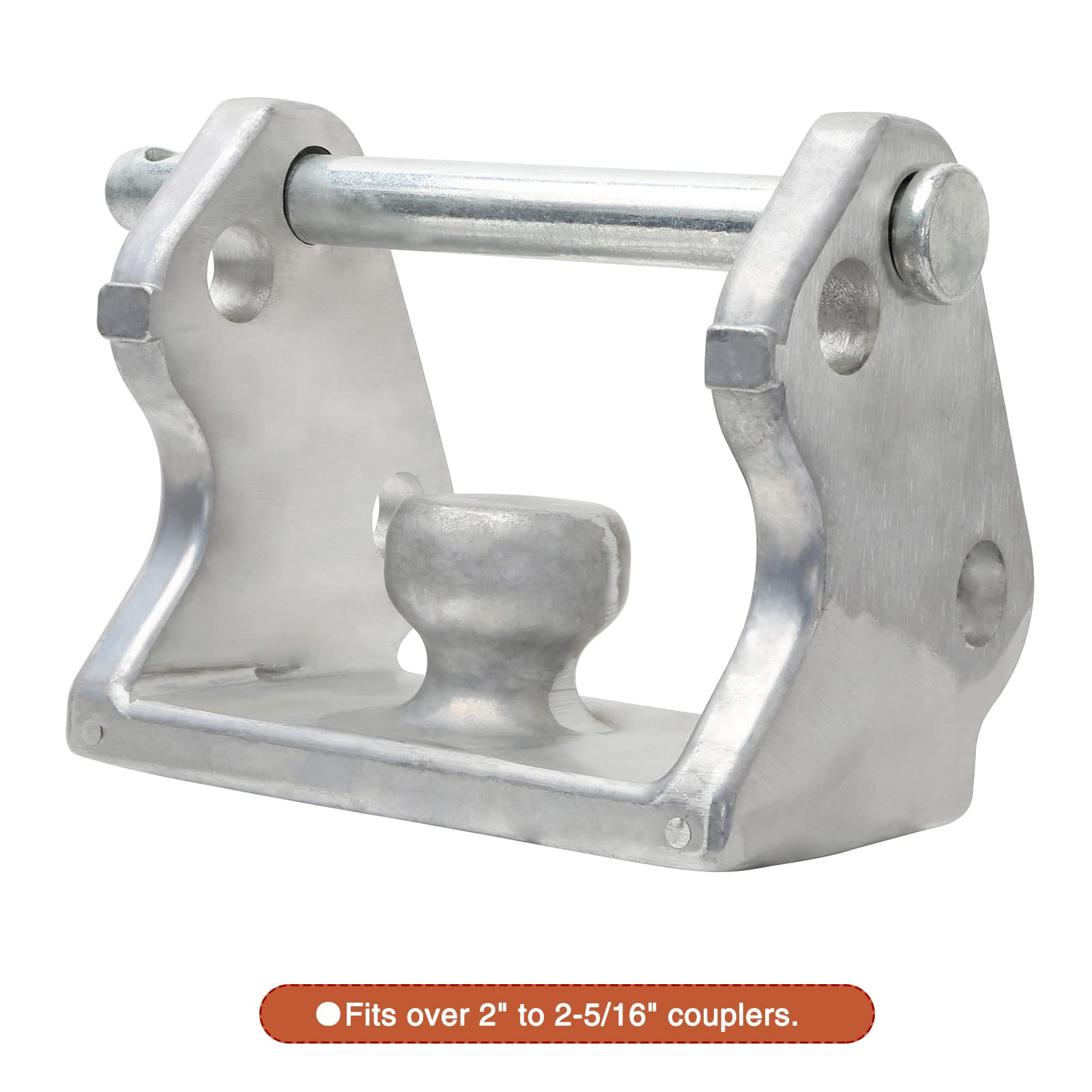 Antivanl compact lock fits into trailer toolkit for on-the-go use.