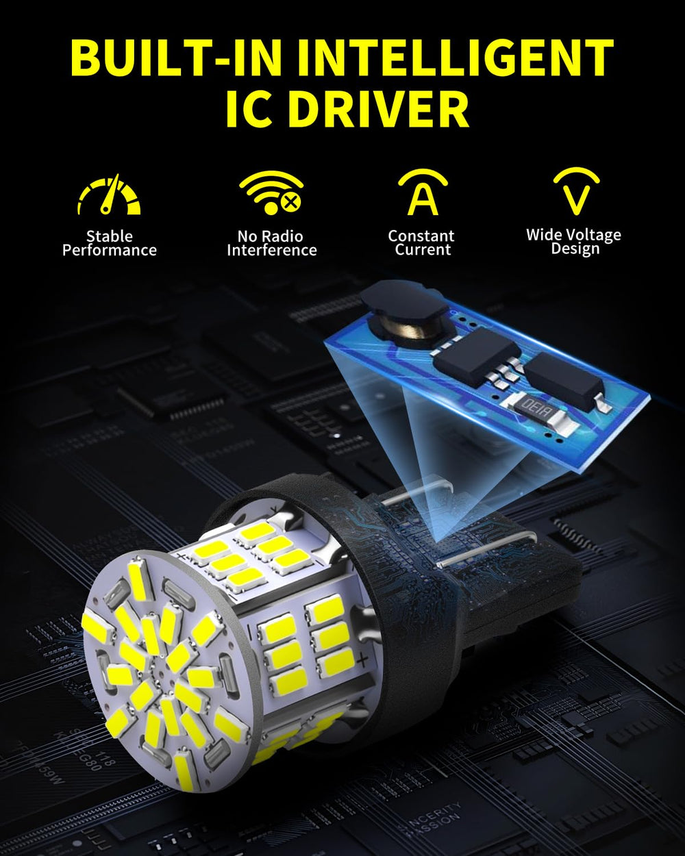 12–24V DC compatibility suited for cars, campers, boats, and trailers
