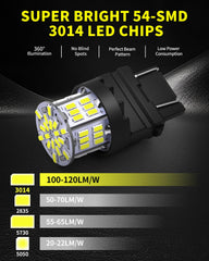 Antline pack of 10 LED bulbs, side view, compact design for RVs and cars.