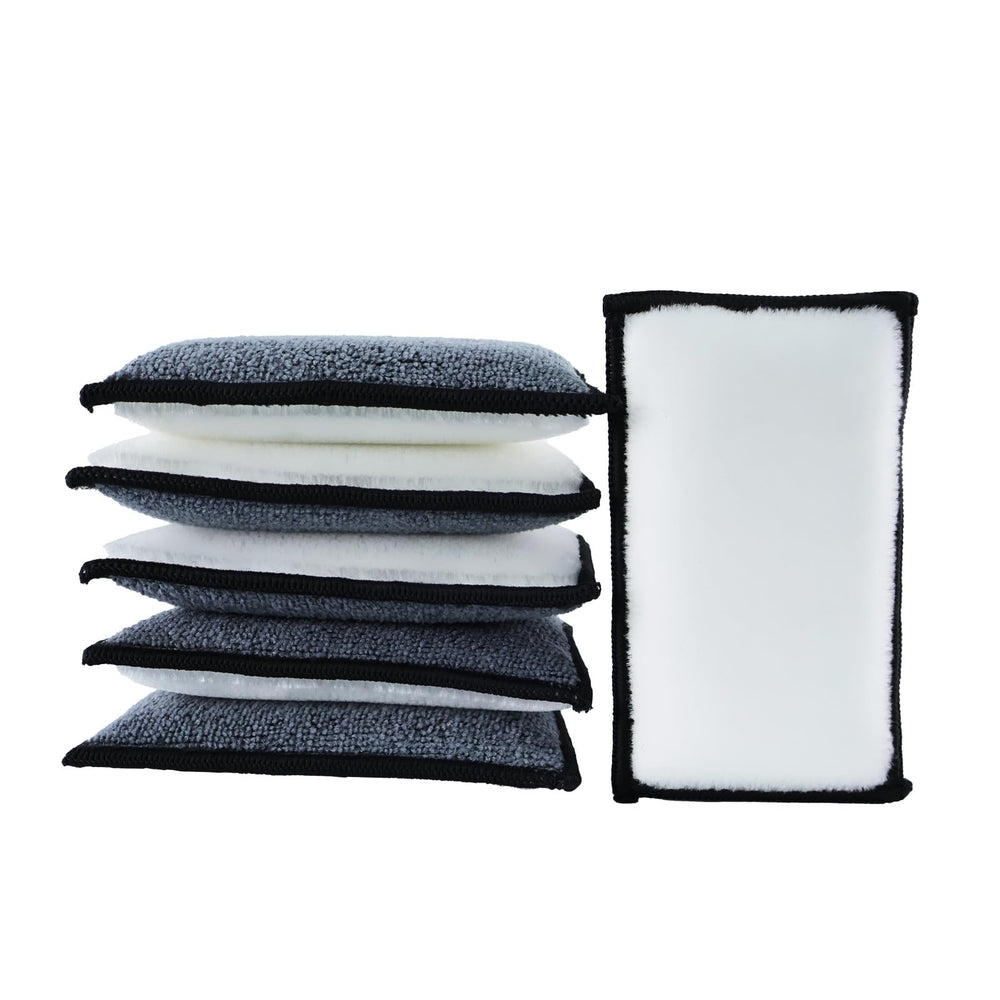 ANTSHINY car interior scrubbing sponge gray for deep interior cleaning and gentle foam.