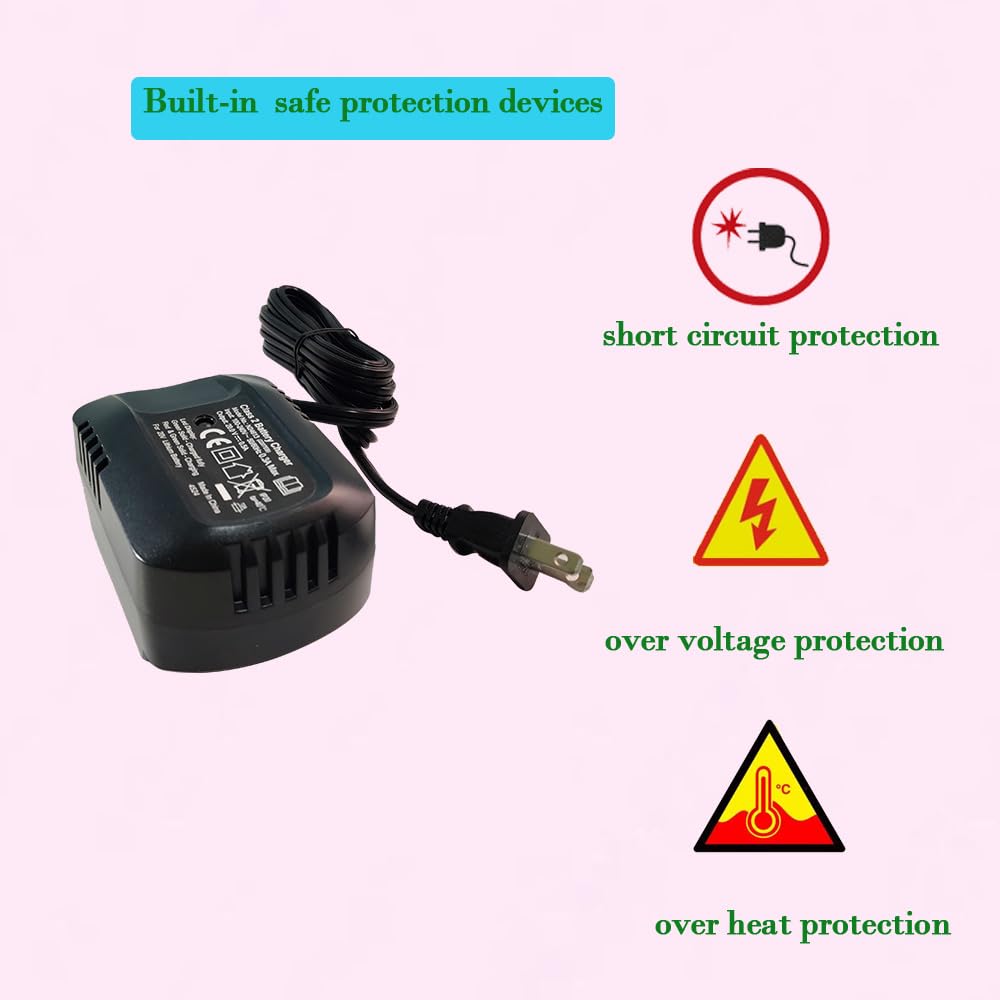 Compact, lightweight charger fits easily in toolboxes and bags.