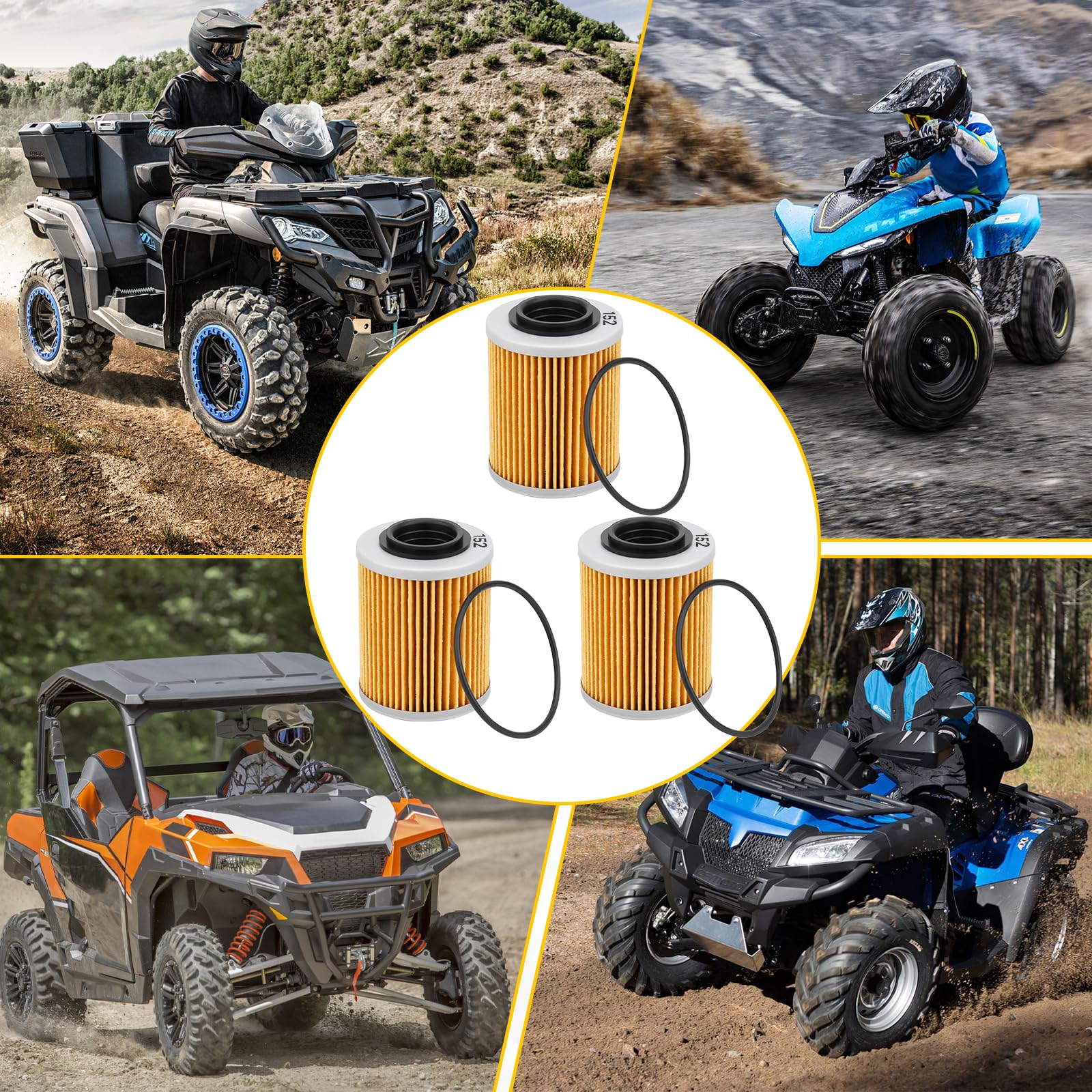 ANWTOTU 3-pack oil filter box signifies value and convenience.