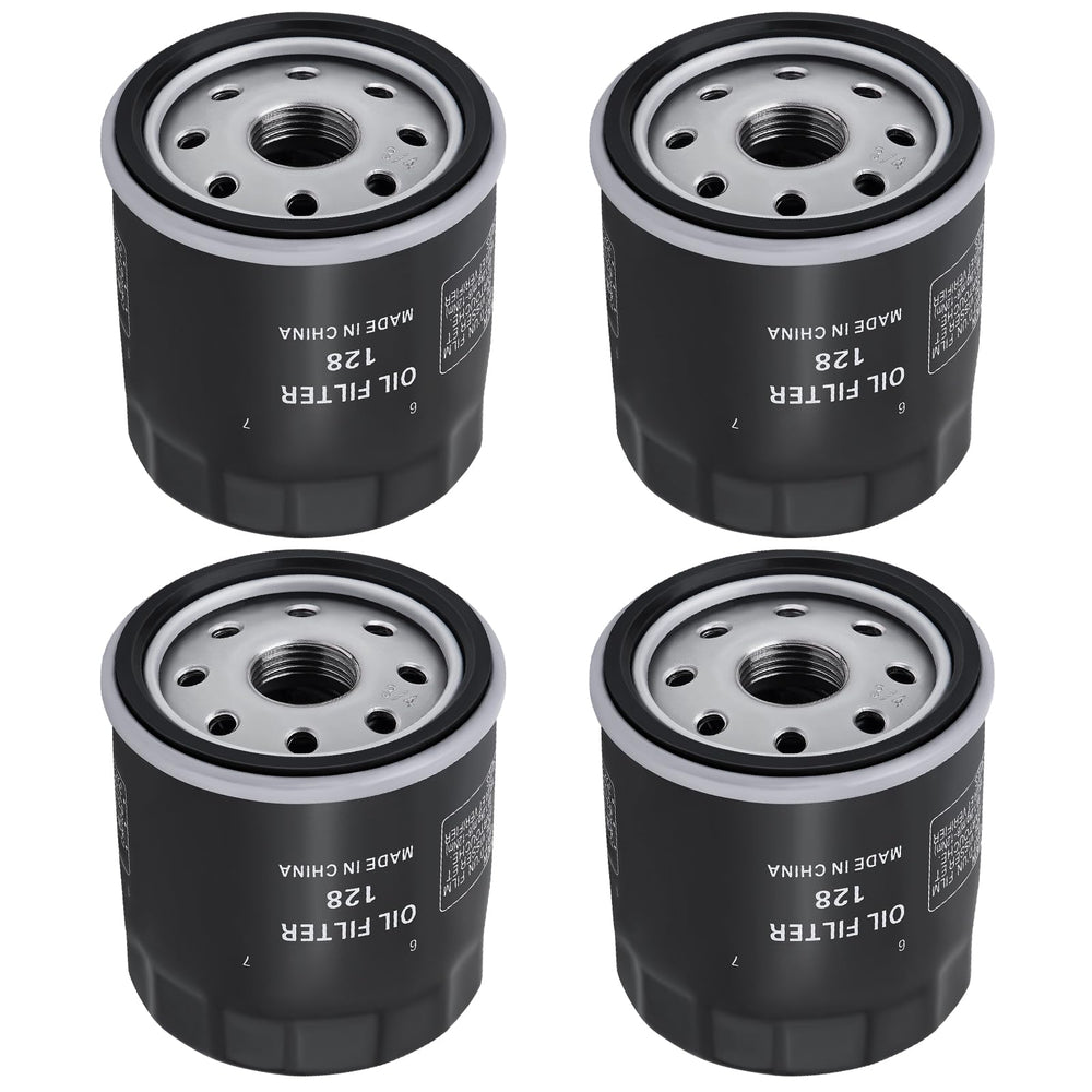 ANWTOTU 49065-0724 oil filter close-up showing durable metal housing for Kawasaki engines