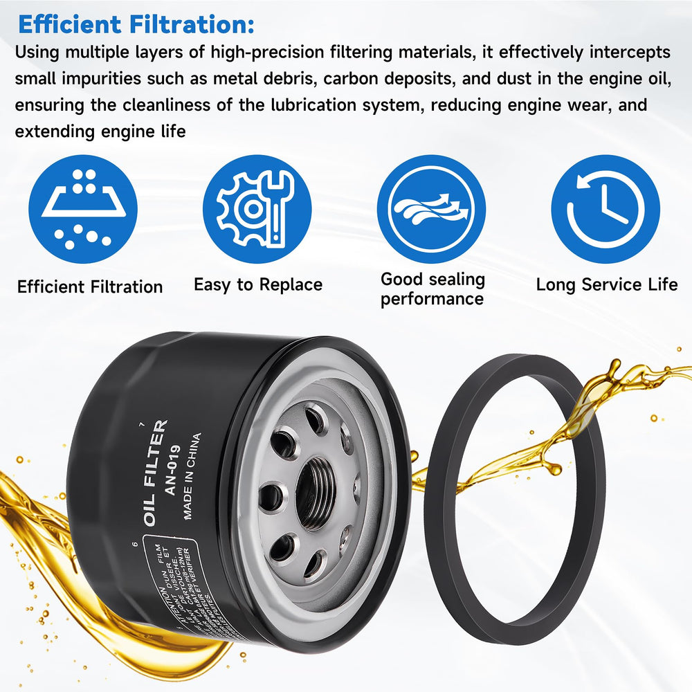 ANWTOTU oil filter compatibility with Kawasaki FR600V FR730V engines