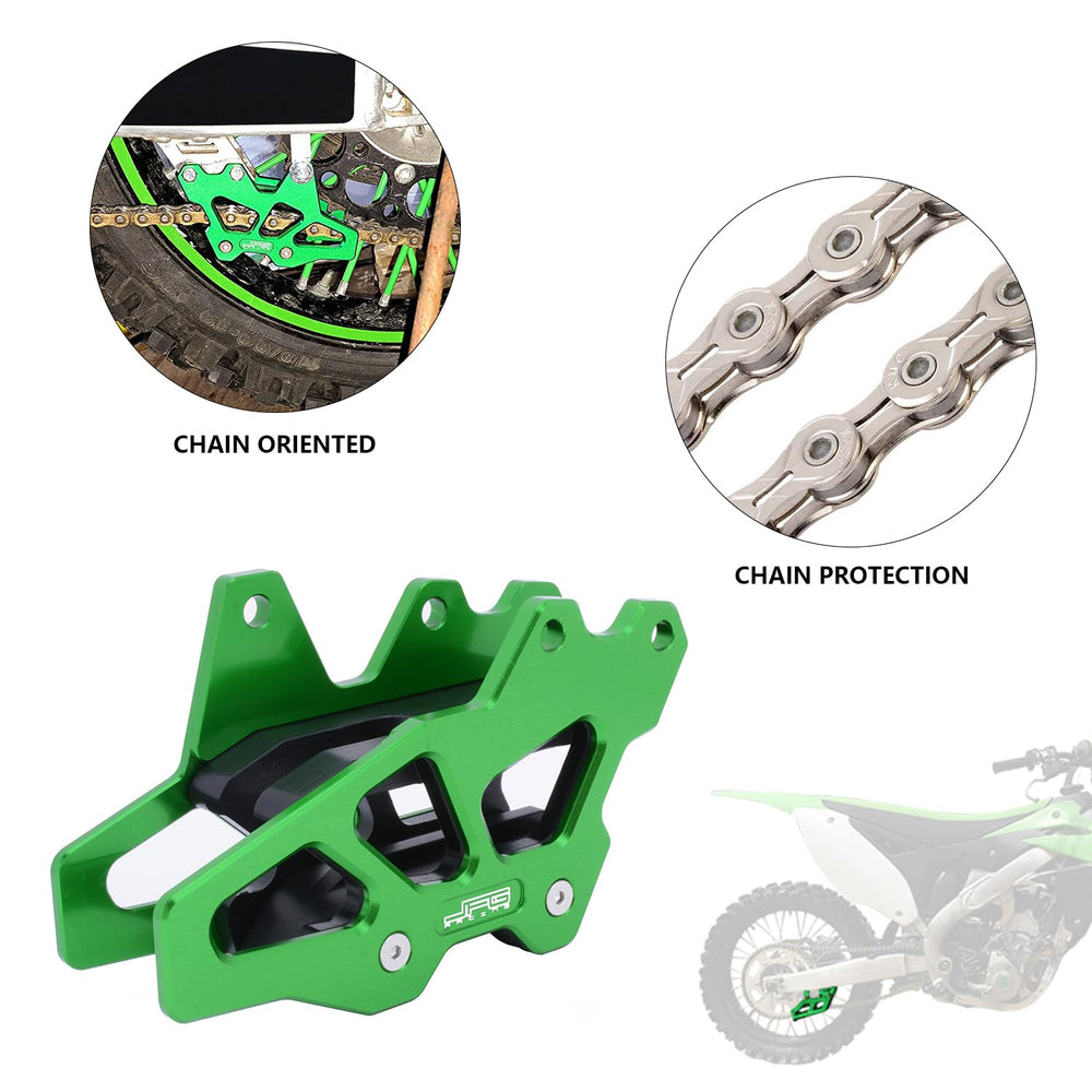 AnXin KLX450R guard protecting chain during muddy, rocky sections