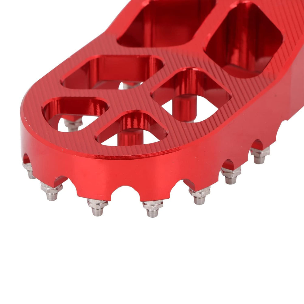 AnXin CNC aluminum foot pegs with Y-bridge design for stability.