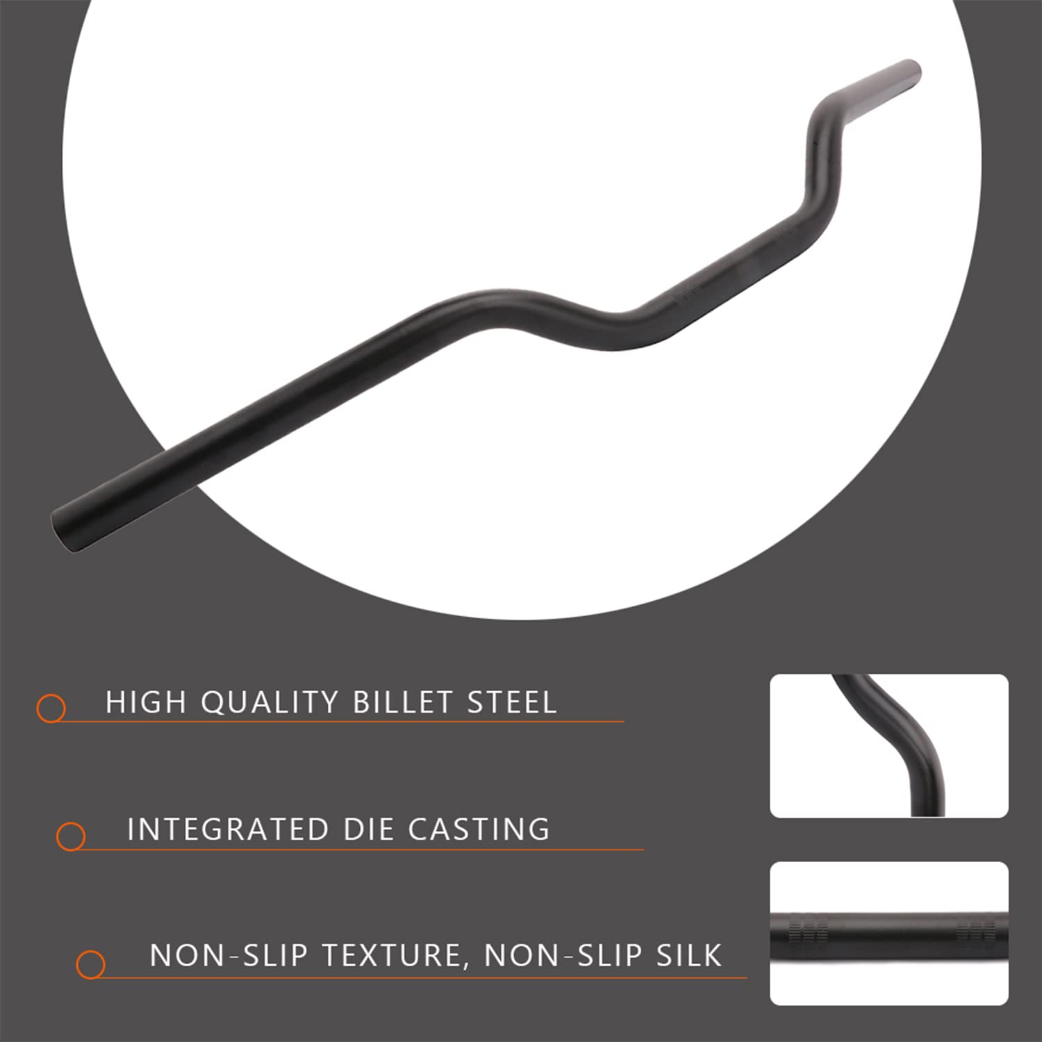 AnXin handlebars for Sportster XL-883/1200 compatibility with versatile styling