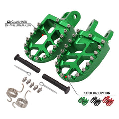 AnXin foot pegs in alloy-6061-T6 finish highlighting corrosion resistance.